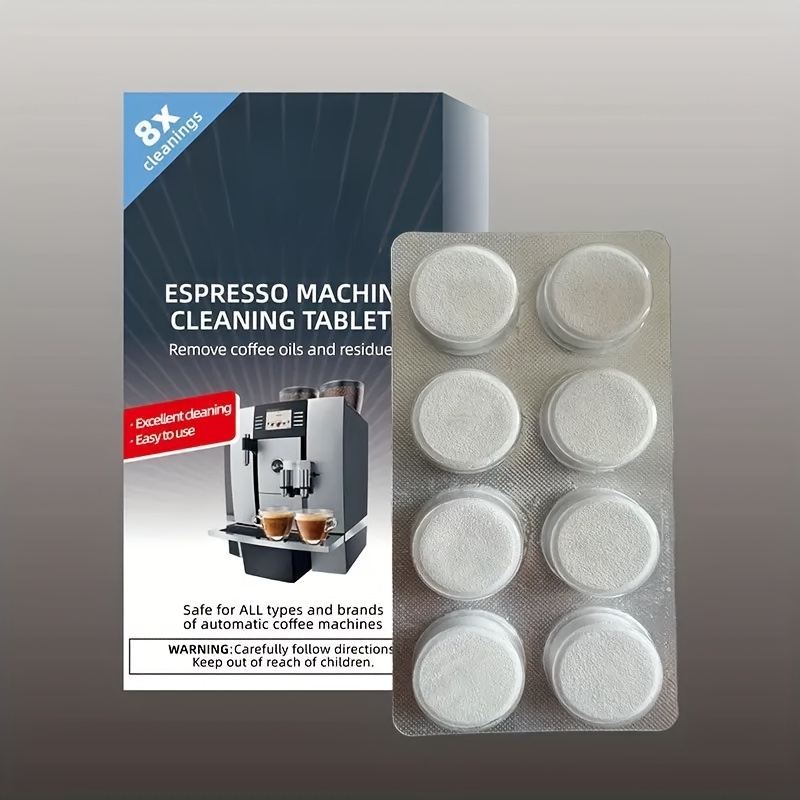 Backflush Tablet Cleaner - เม็ดทำความสะอาดเครื่องชงกาแฟเอสเพรสโซ ขจัดตะกรัน-น้ำยาล้างน้ำมัน-น้ำยาทำความสะอาด-เม็ดทำความสะอาดพิเศษสำหรับเครื่องชงกาแฟ