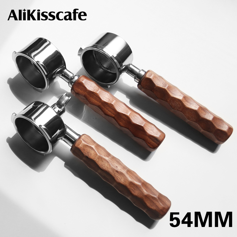 Coffee Equipment Tools - 54 มม.Coffee Bottomless Portafilter Double Spout