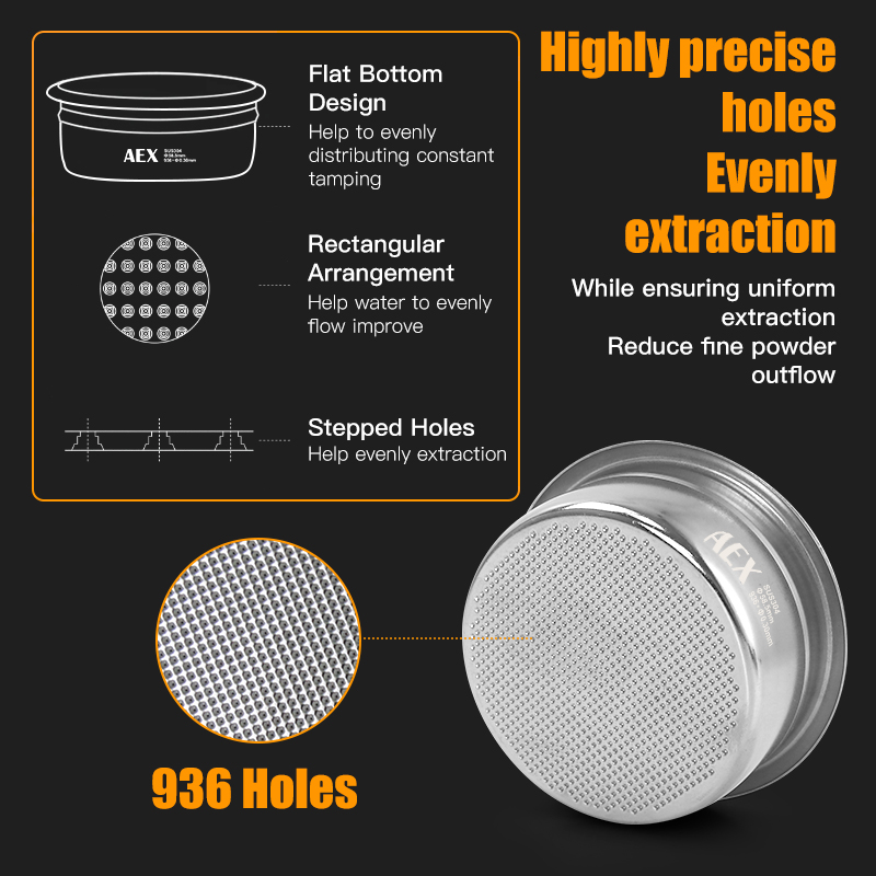 ตะกร้ากรองกาแฟ 58MM AEX ที่แม่ - Coffee Equipment Tools บทวิจารณ์และราคา