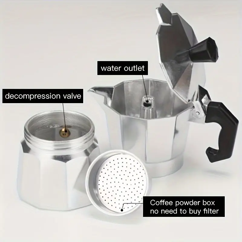 หม้อต้มกาแฟโมก้าอะลูมิเนียมแบบ - Coffee Equipment Tools บทวิจารณ์และราคา